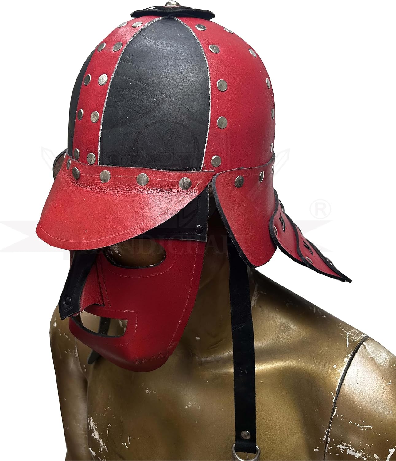 Leather Norse Helm Foam Template J1