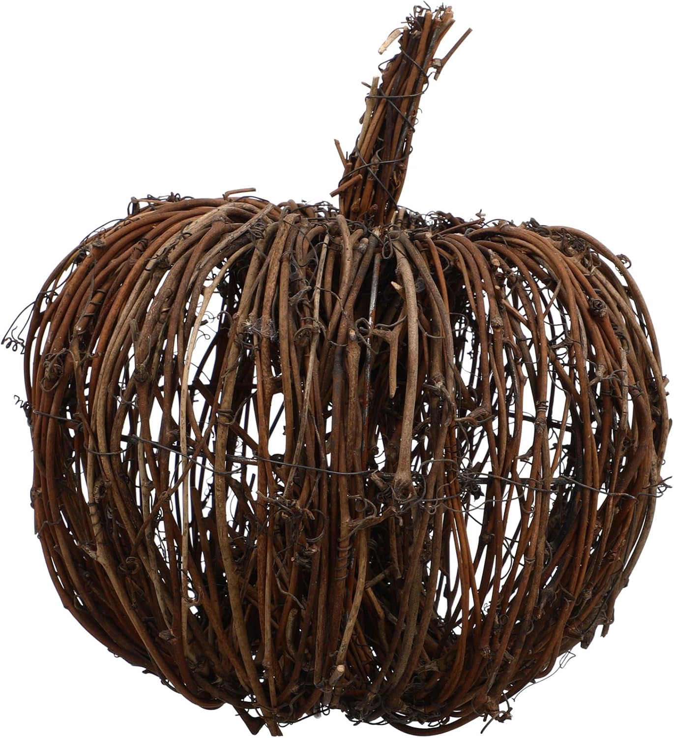 Handmade Wicker Rattan Pumpkin Halloween Decor
