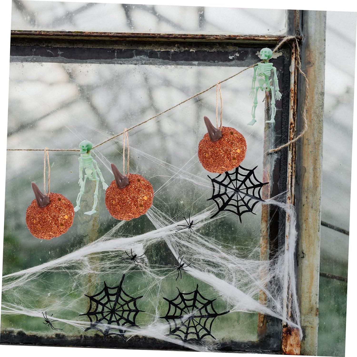 IMIKEYA 12pcs Realistic Foam Pumpkins Halloween Decorative Props