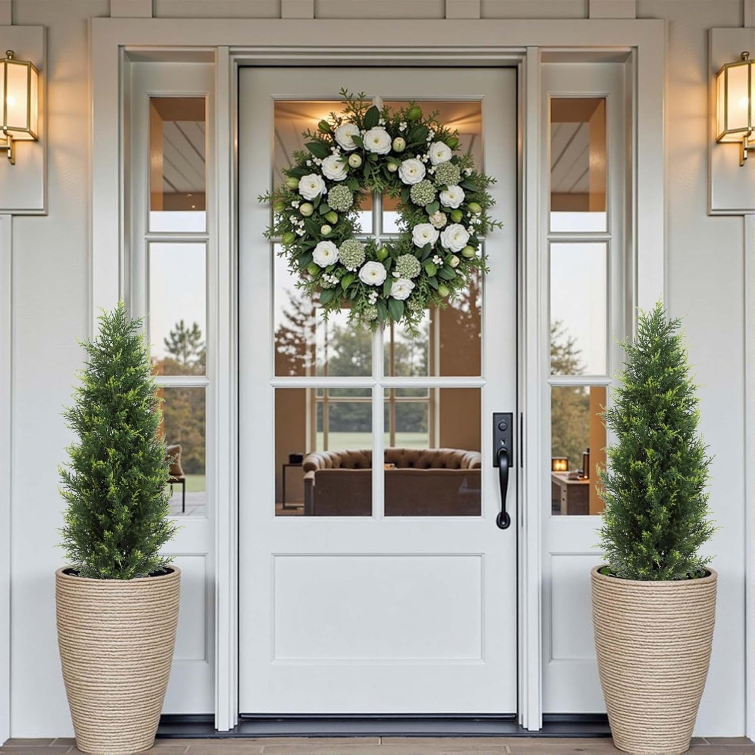 Artificial Topiary Tree 3ft Faux Plant for Home Decor