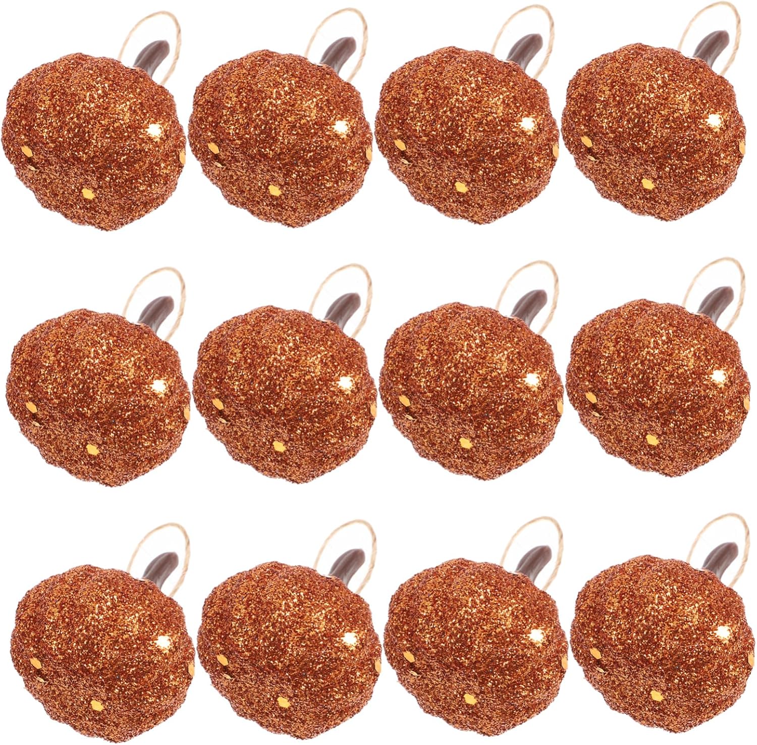 IMIKEYA 12pcs Realistic Foam Pumpkins Halloween Decorative Props