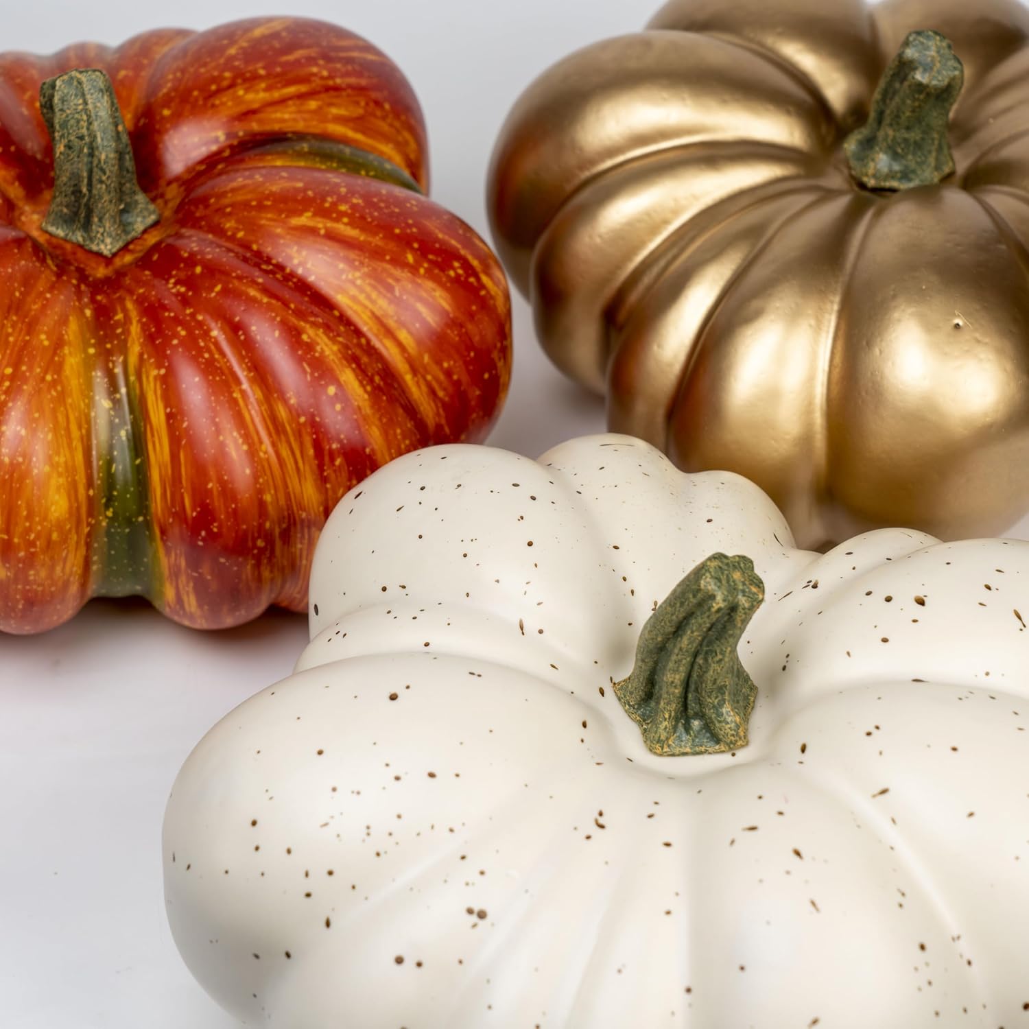 12 Inch Artificial Paintable Pumpkin Decor