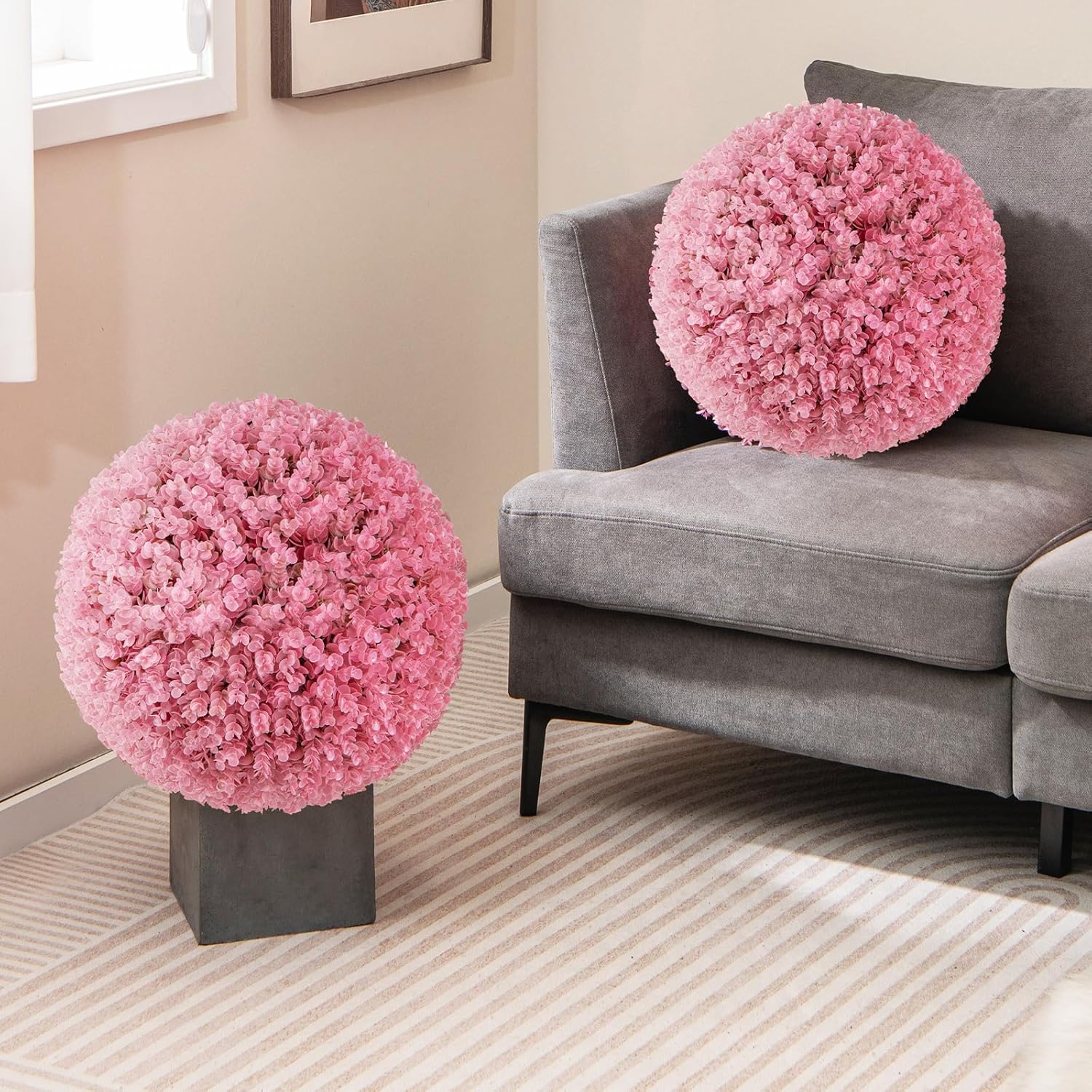 Goplus 175 Inch Artificial Topiary Balls Set of 2