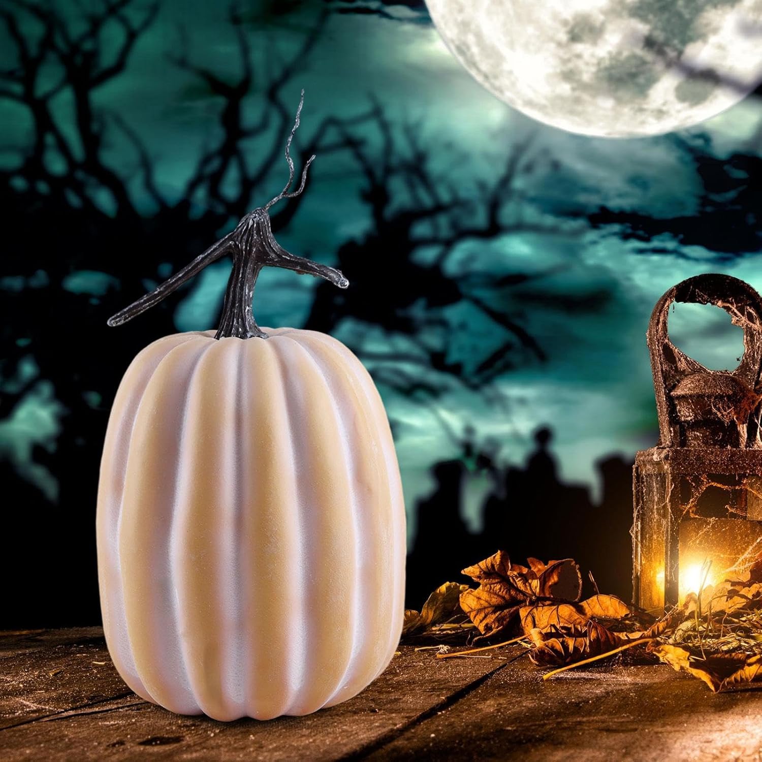 Realistic Artificial Pumpkin for Halloween Decor