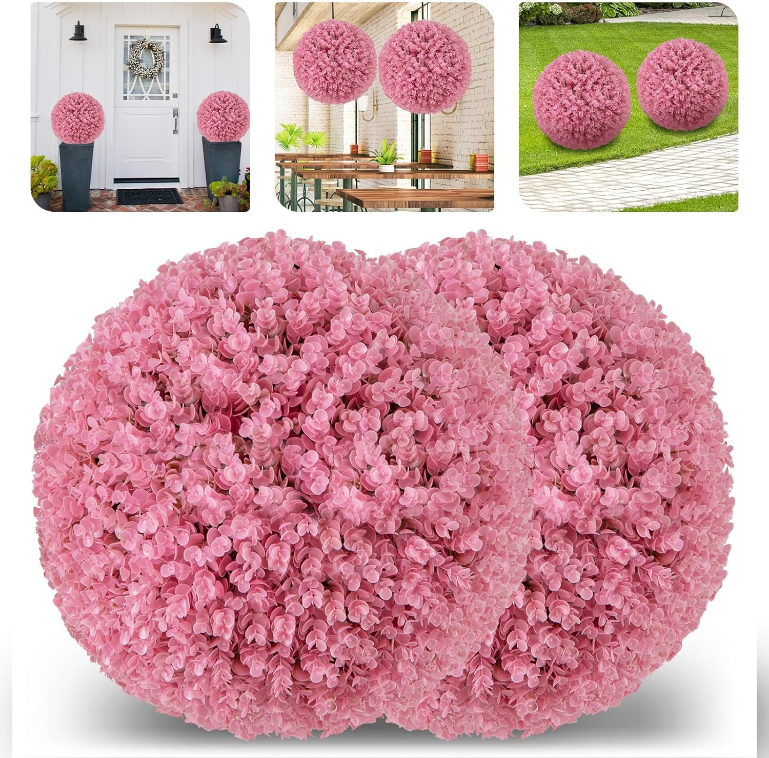 Goplus 175 Inch Artificial Topiary Balls Set of 2