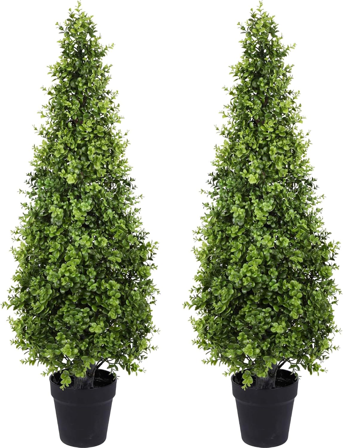 3FT Artificial Boxwood Topiary Tree 2 Pack