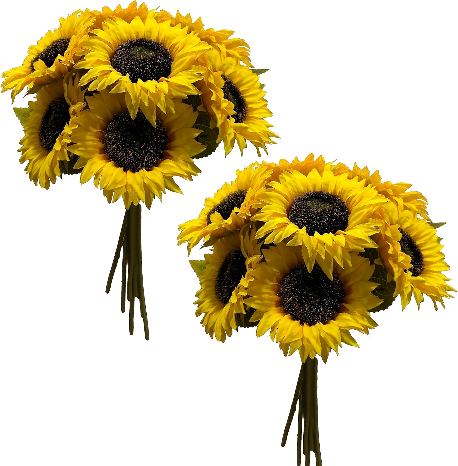 12PCS Artificial Sunflowers Silk Flower Wedding Decorations