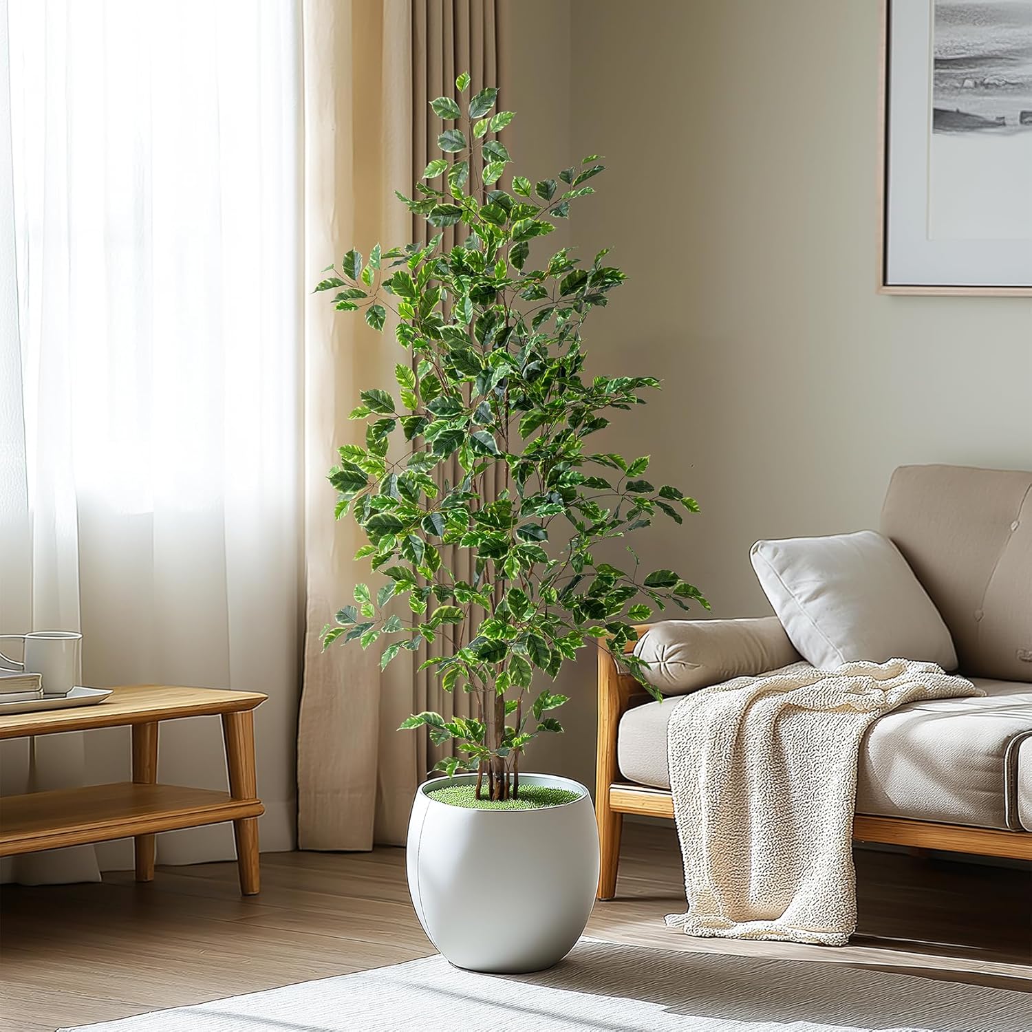 Bailikang Artificial Ficus Tree 5FT Indoor Decor
