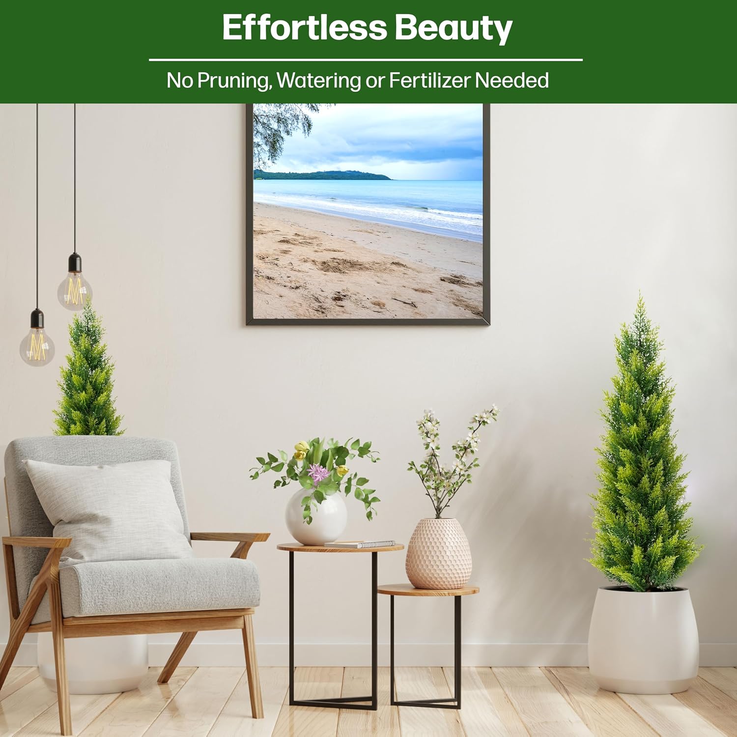 Kivana Artificial Cedar Tree 3ft Set of 2