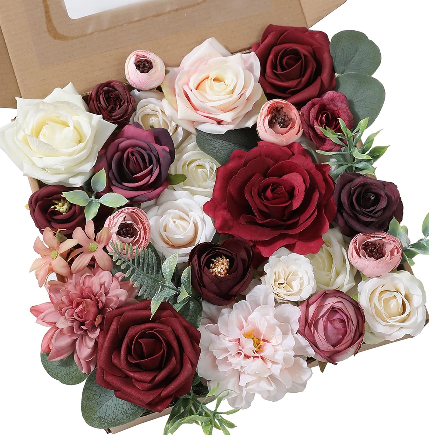 YYHUAWU Artificial Flowers Set for DIY Decorations