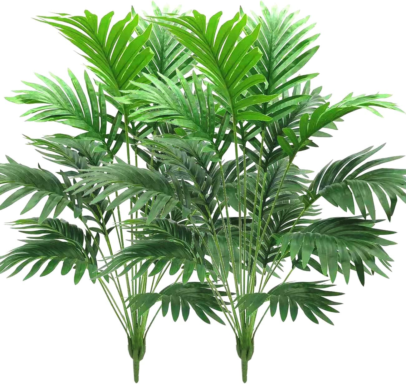 Beebel 30 Artificial Palm Leaves Greenery Bush