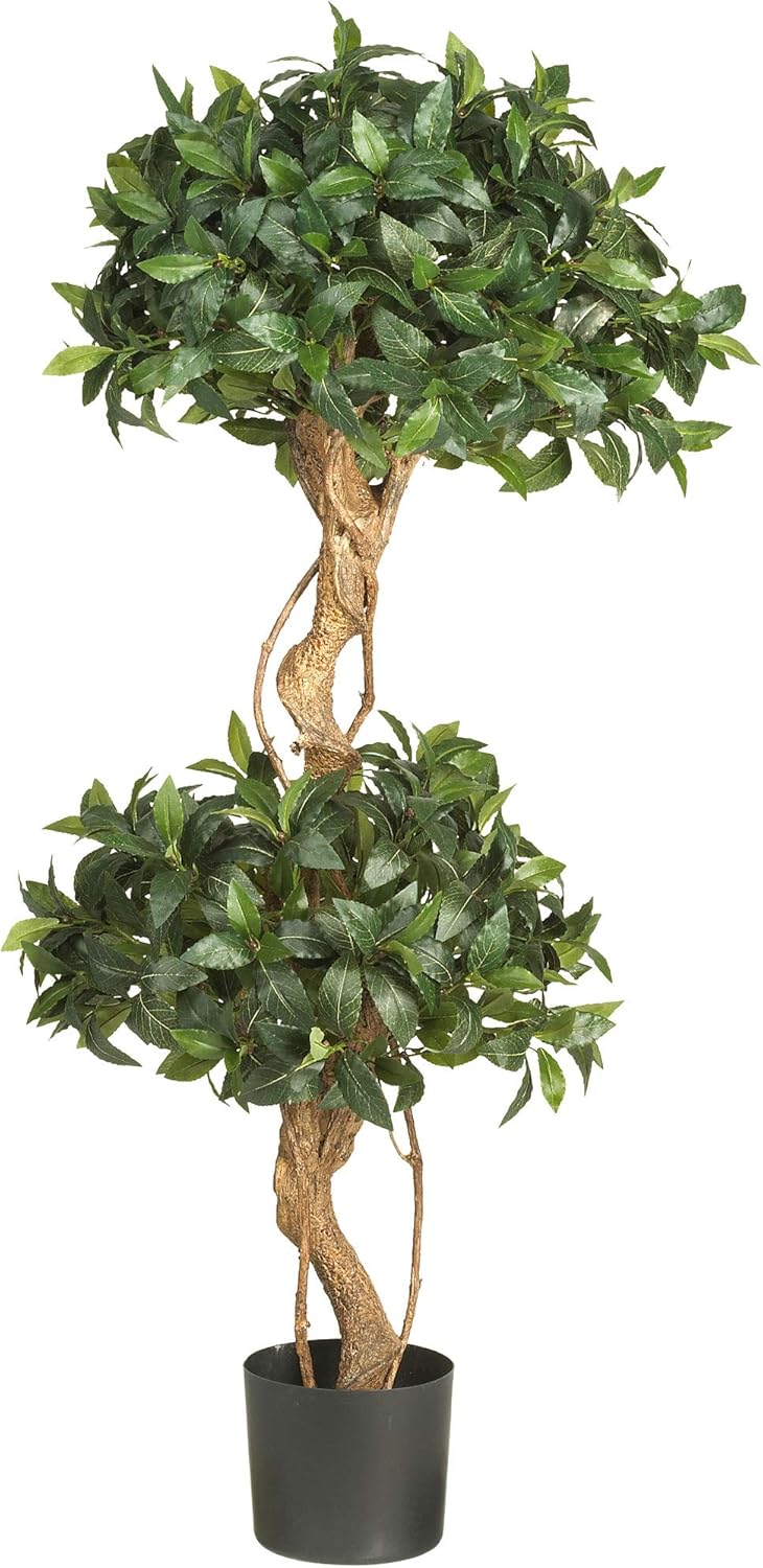 Nearly Natural 4ft Sweet Bay Double Ball Topiary