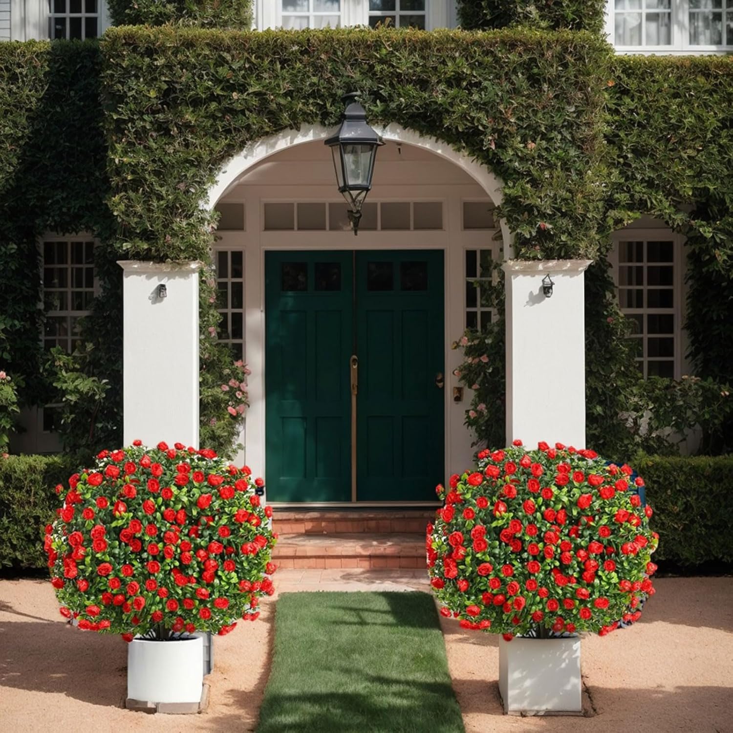 KBGYTX 271 Inch Lavender Artificial Topiary Ball Plants 2 Pack
