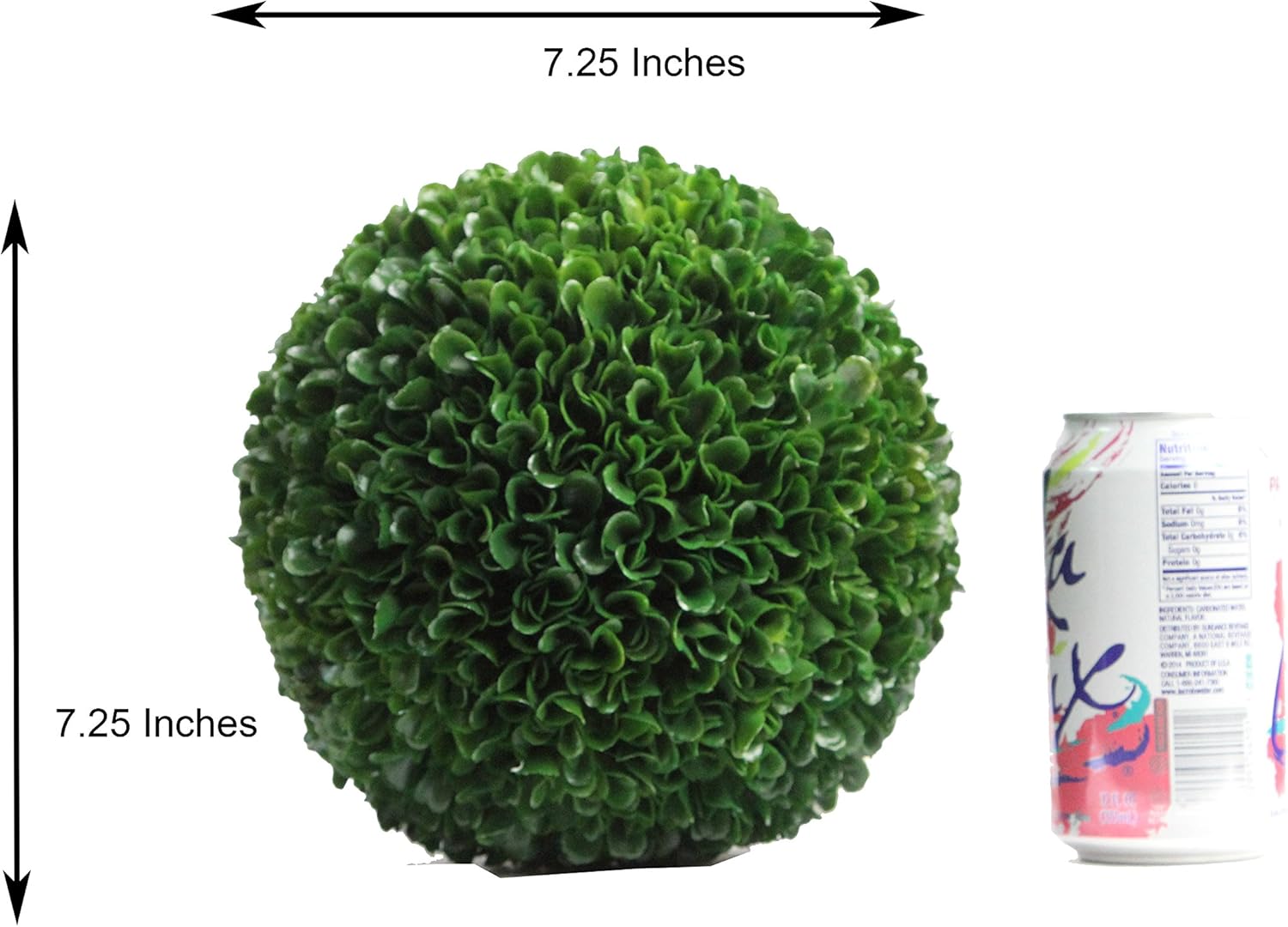 Admired By Nature Artificial Boxwood Topiary Ball 725 Inch