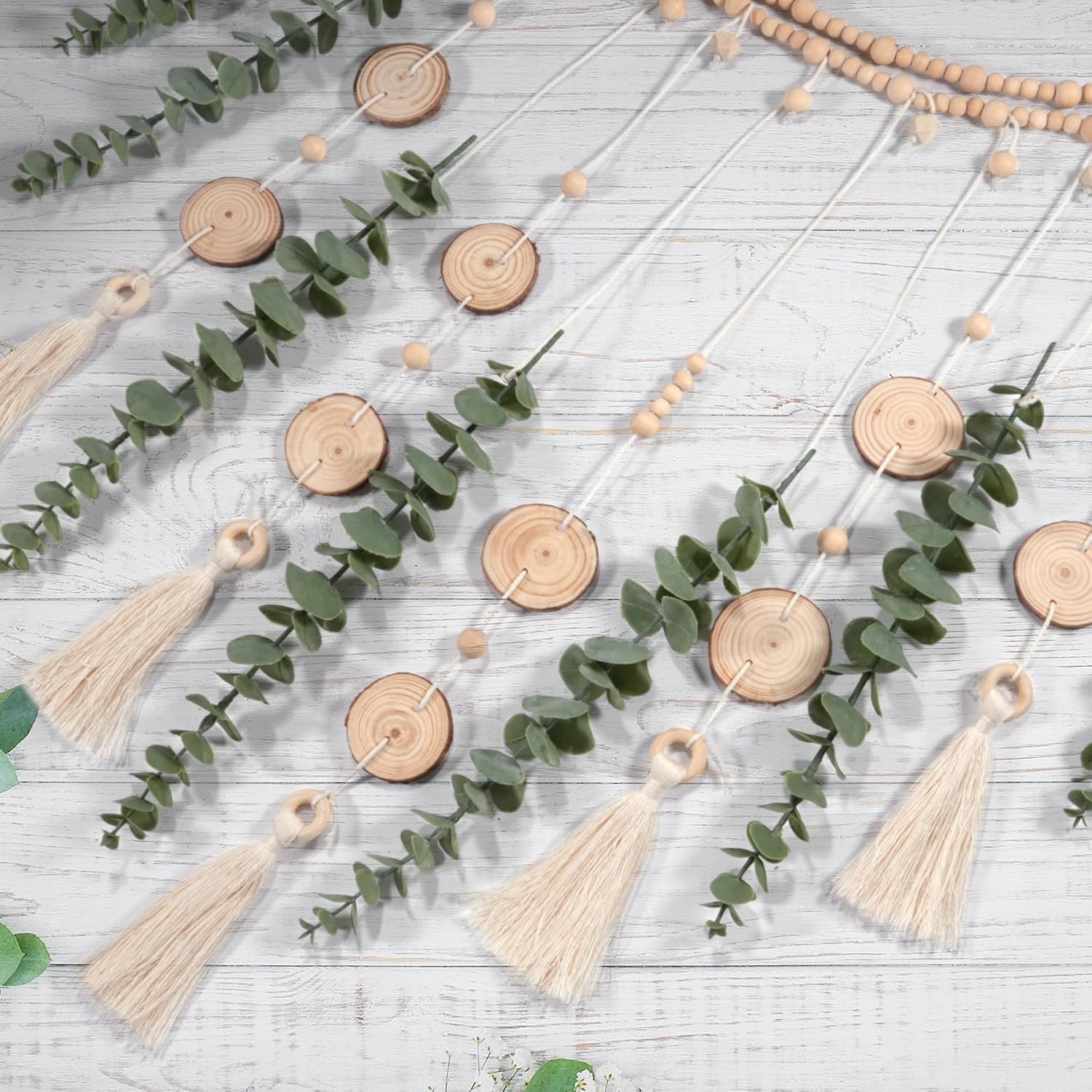 Giauma Artificial Eucalyptus Wall Garland Sage Green Boho Decor