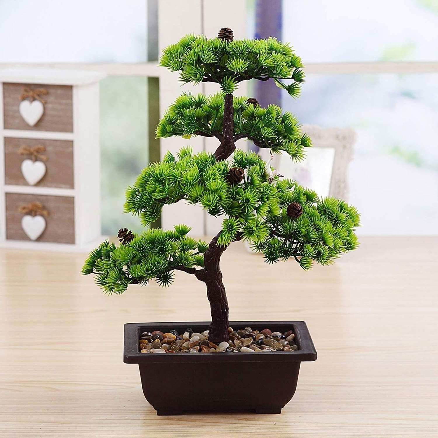 Realistic Artificial Welcome Pine Bonsai Tree 157 Inches