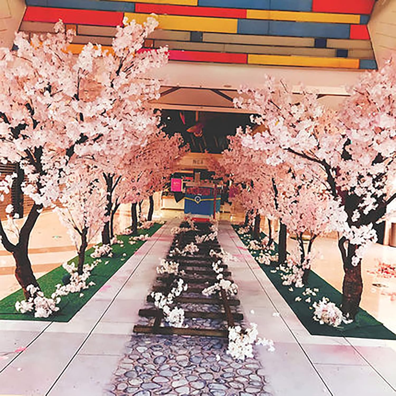 QIUPAI Wishing Tree Artificial Cherry Blossom