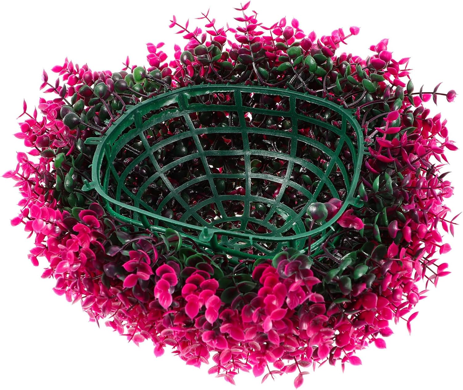 LIOOBO Artificial Topiary Balls Purple Eucalyptus Decor