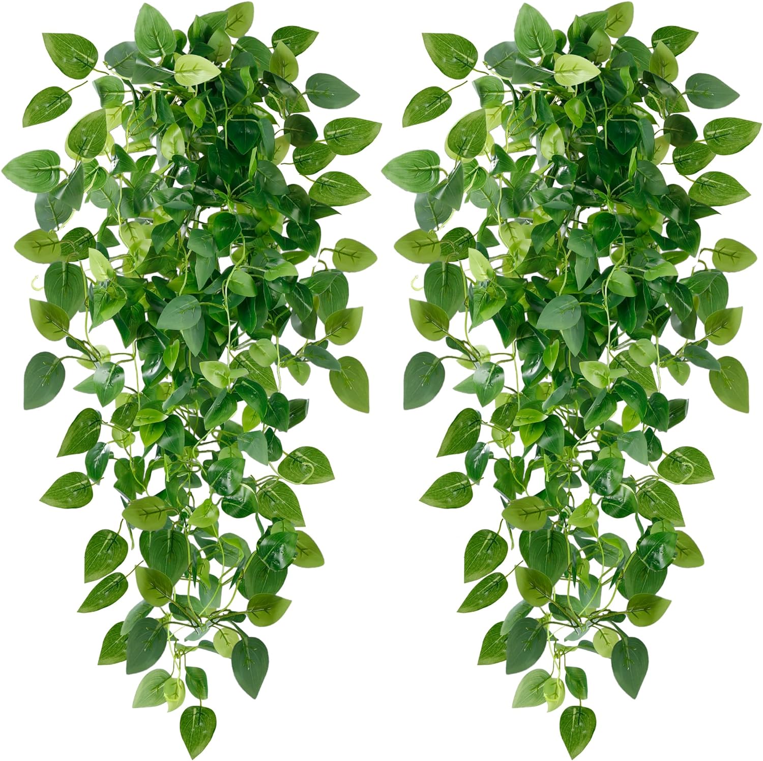Sggvecsy 4 Pc Artificial Hanging Ivy Plants No Baskets