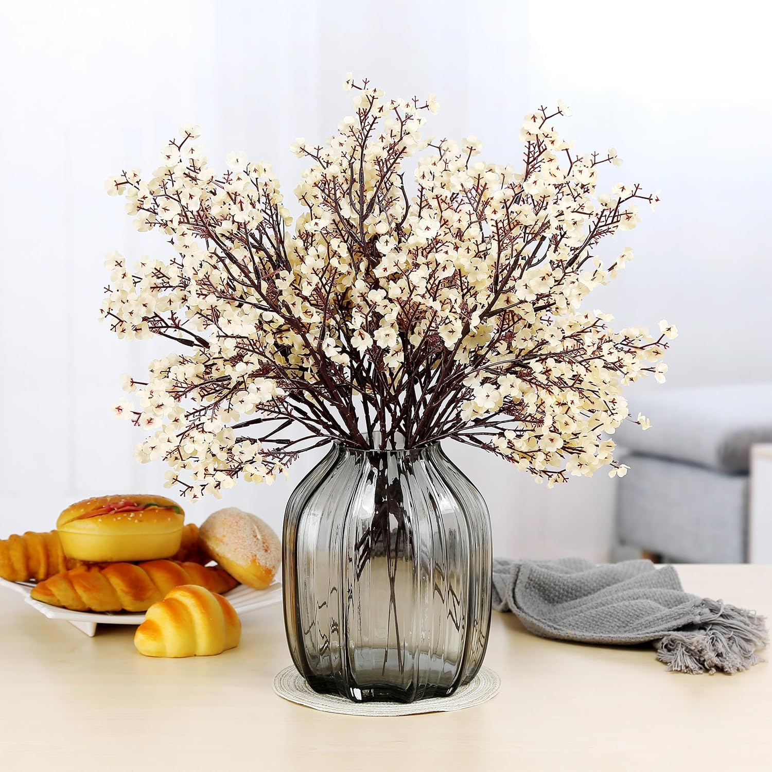 Jaky Global Artificial Flowers 6 Bundle Champagne