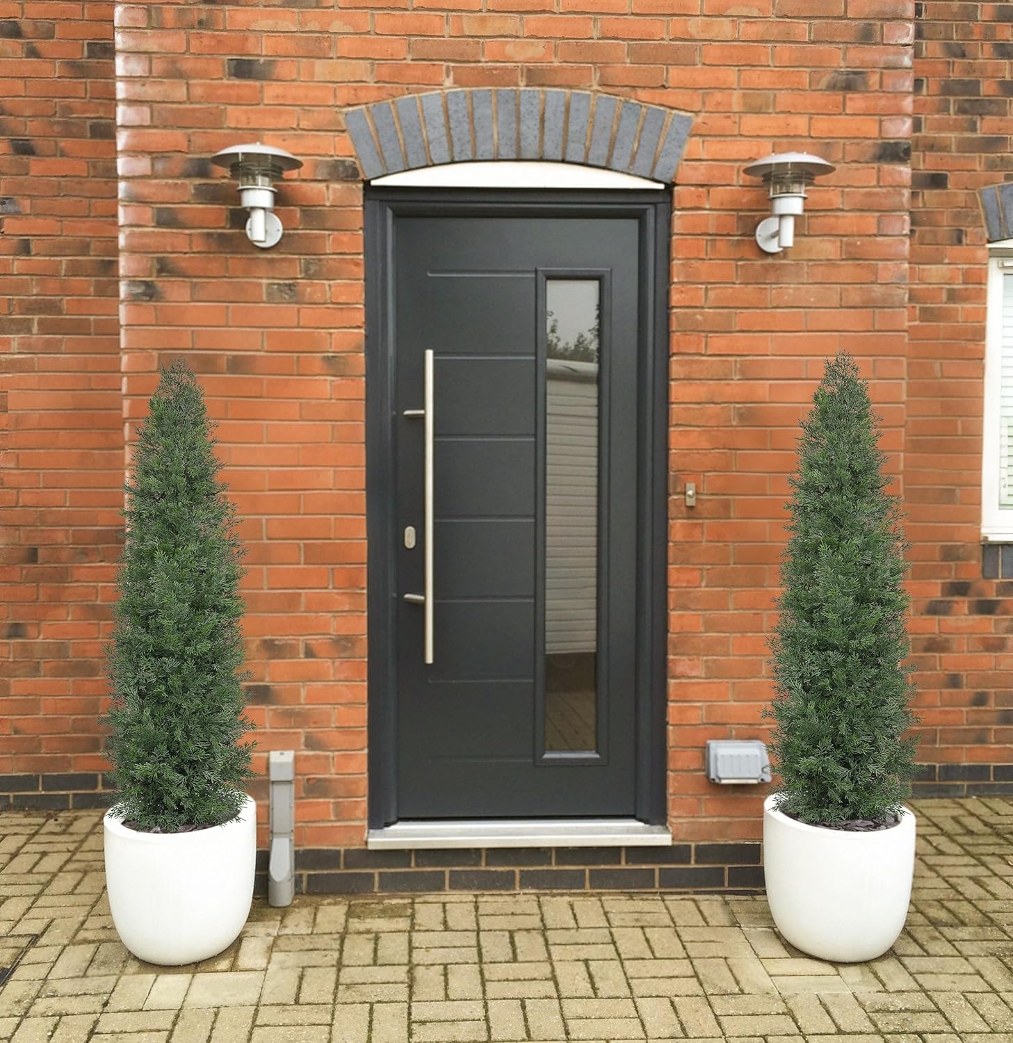 Briful Set of 2 Artificial Cedar Trees 4FT Tall