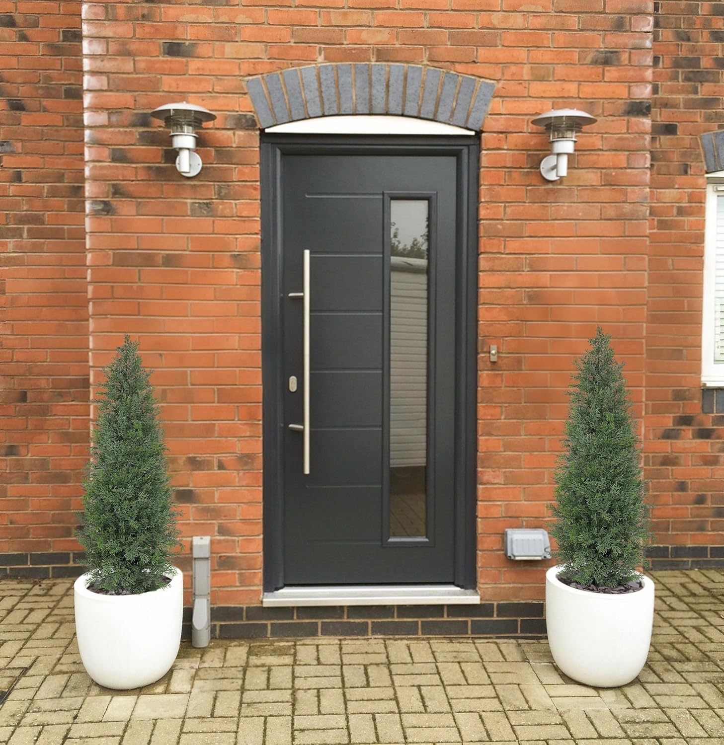 Briful Set of 2 Artificial Cedar Trees 3FT Tall