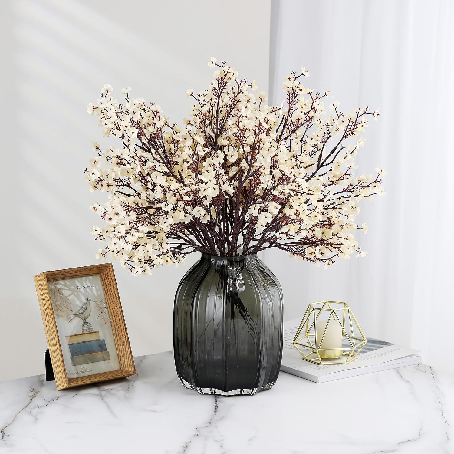 Jaky Global Artificial Flowers 6 Bundle Champagne