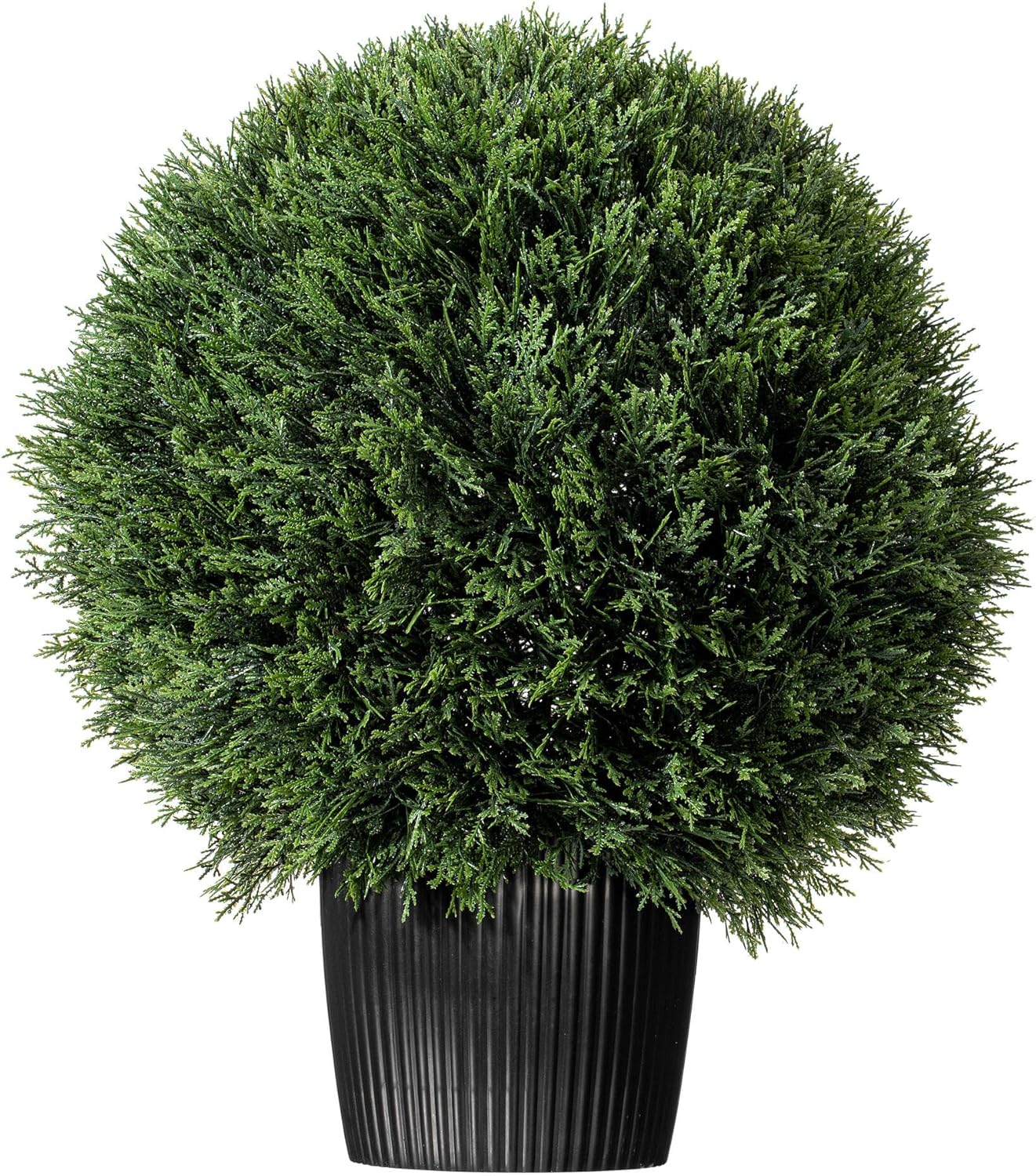 Vickerman 20 Inch Artificial Silk Cedar Topiary Ball