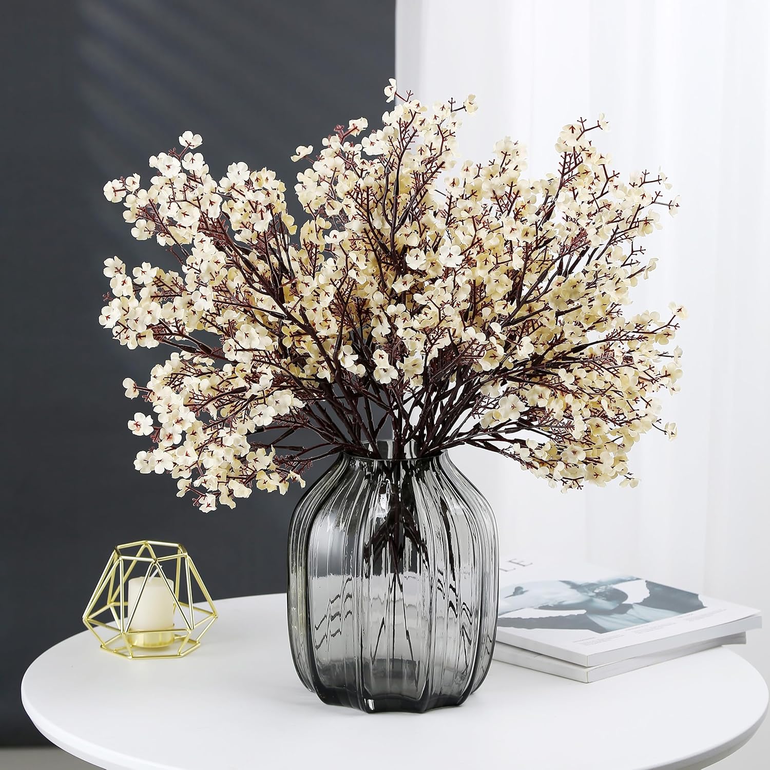Jaky Global Artificial Flowers 6 Bundle Champagne